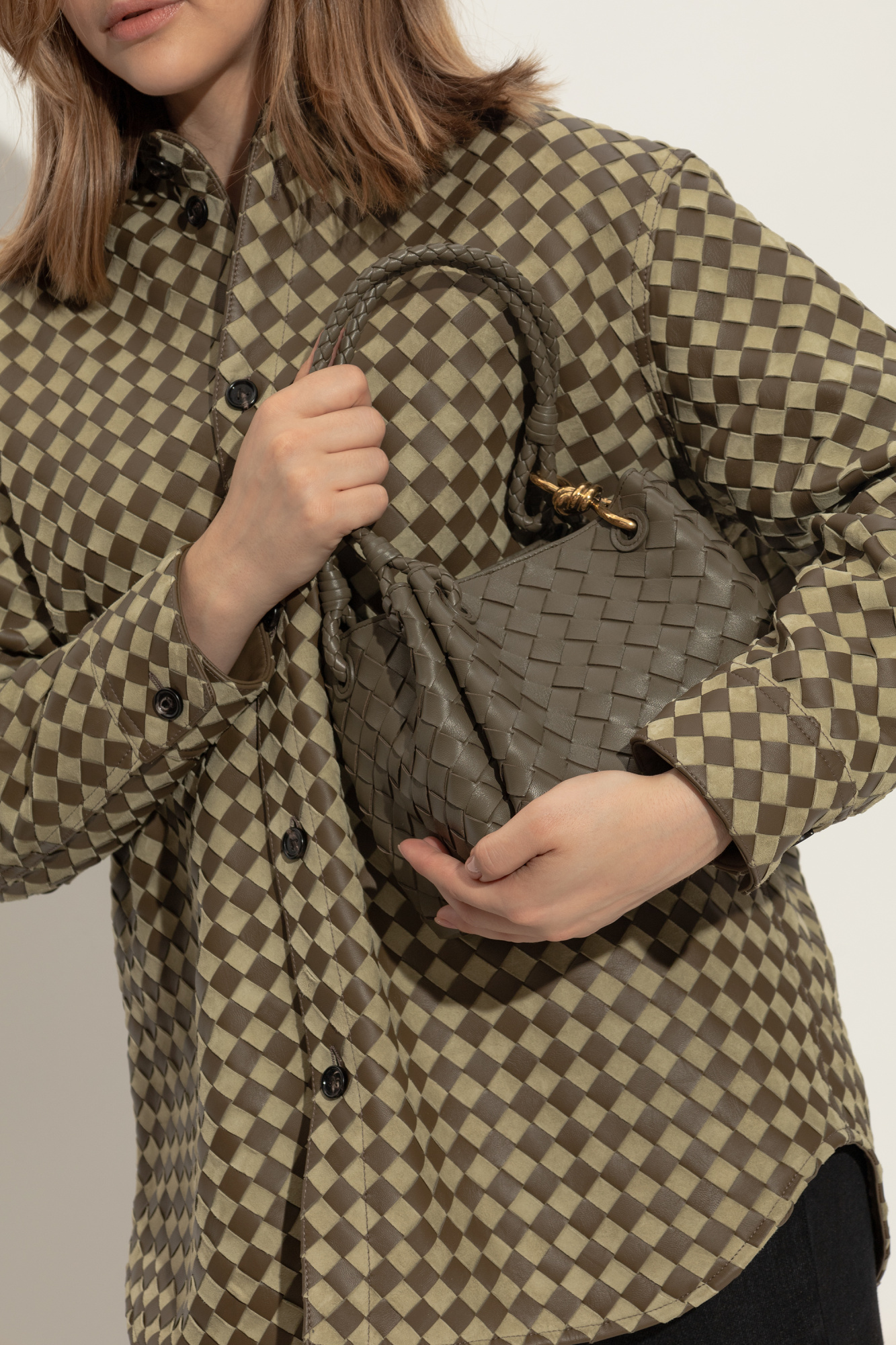 ハンドバッグ SMALL PARACHUTE Bottega Veneta Small Parachute Leather Shoulder Bag | Neiman